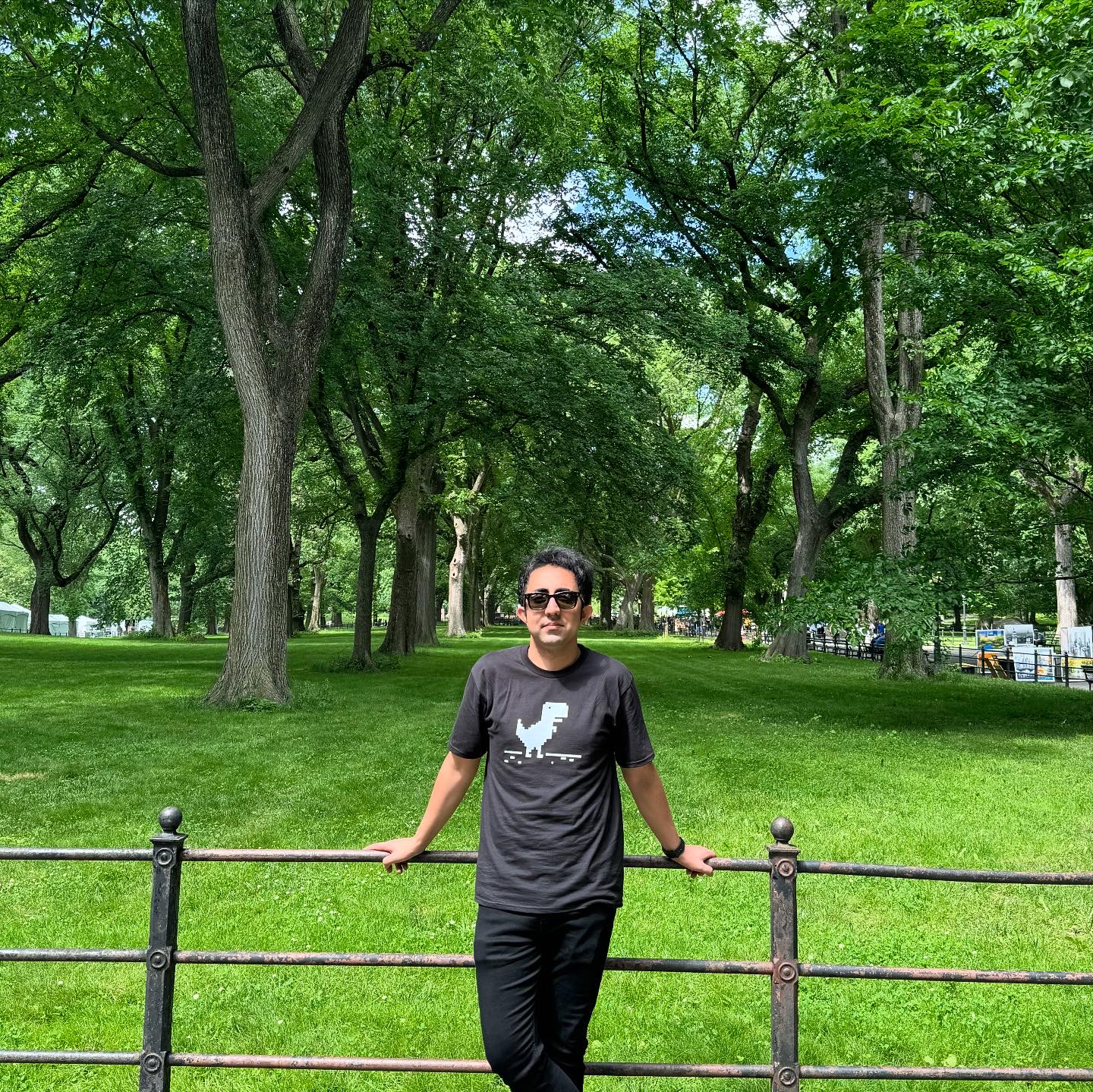 Mohammad at the park